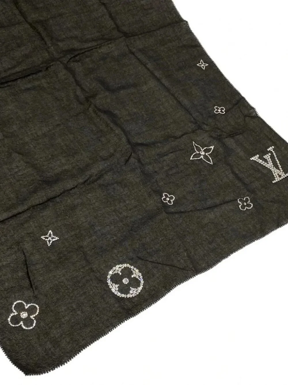 LOUIS VUITTON Etole Monte Carlo M74268 Noir - 402330 Scarf - Picture 4 of 5